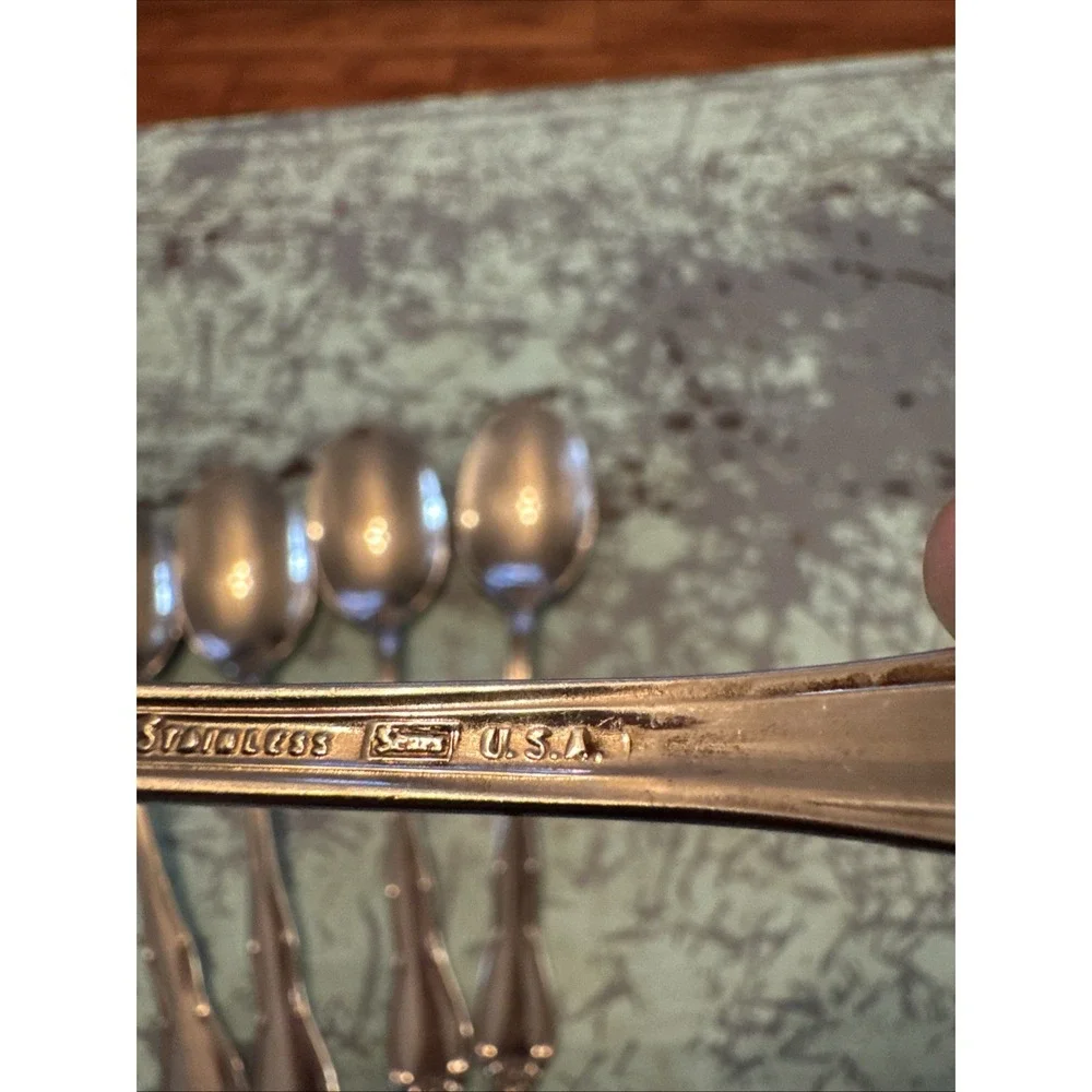 5 Sears and Roebuck TRADITION BANQUET‎ Place Oval Soup Spoon Stainless Made USA